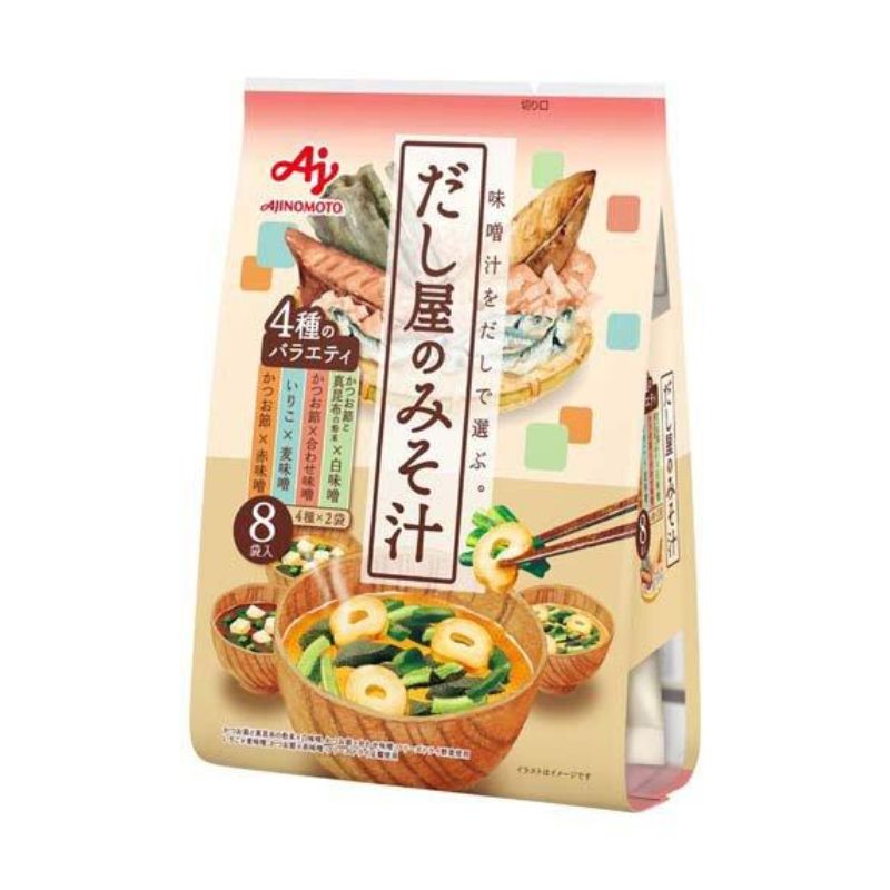 味の素 だし屋のみそ汁4種のバラエティセット /5個【賞味期限間近】