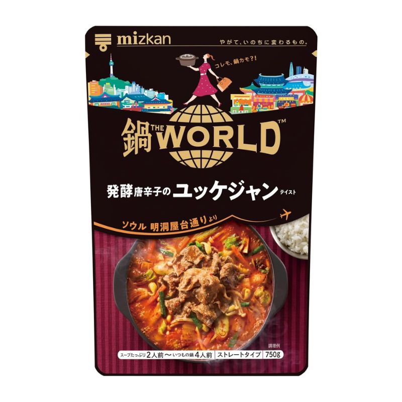 ミツカン 鍋 THE WORLD 発酵唐辛子のユッケジャン /4個