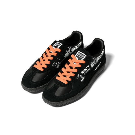 25.5cm プーマ × ブリーチ 【PUMA】 X 【BLEACH】レディース - アニメ コラボレーション パルレモ【黒崎一護 PALERMO BLEACH BLACK MOON 403445-01】 (BLACK) /
