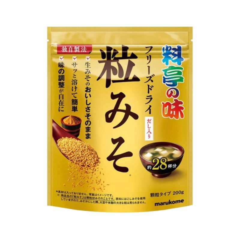 マルコメ 料亭の味 フリーズドライ だし入り粒みそ /6個【賞味期限間近】