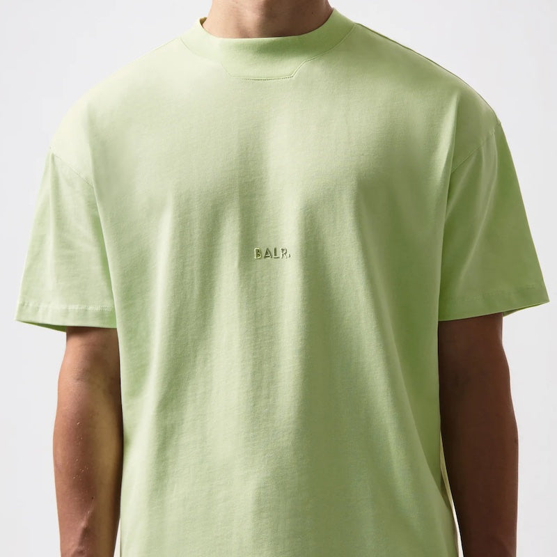 サイズ：L　BALR.  メンズ LOGO BOX T-SHIRT (Reed Green) /