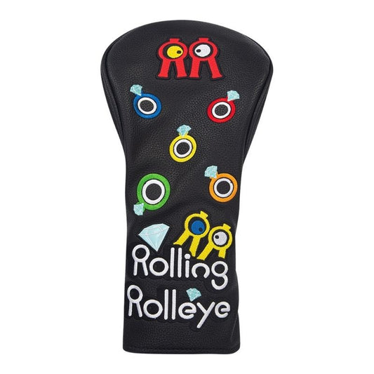 Rolling Rolleye ビッグロゴ ドライバーカバー ブラック /