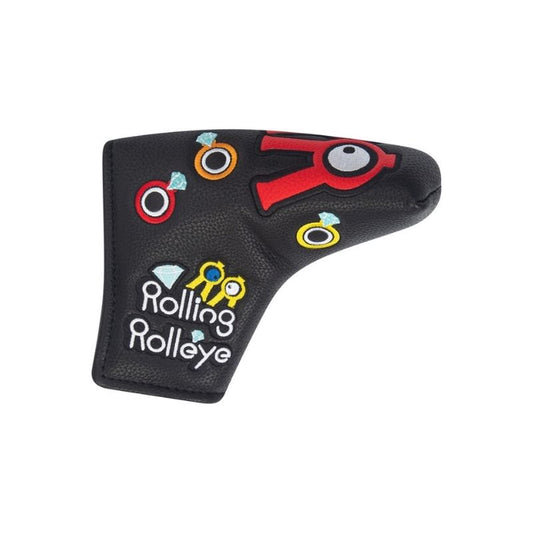 Rolling Rolleye ビッグロゴ Dパターカバー ブラック /