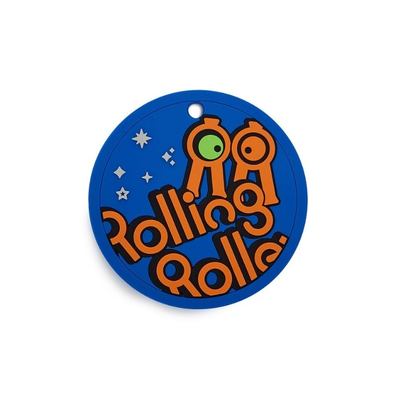Rolling Rolleye ロールロール ネームタグ&パッティングディスク ブルー /
