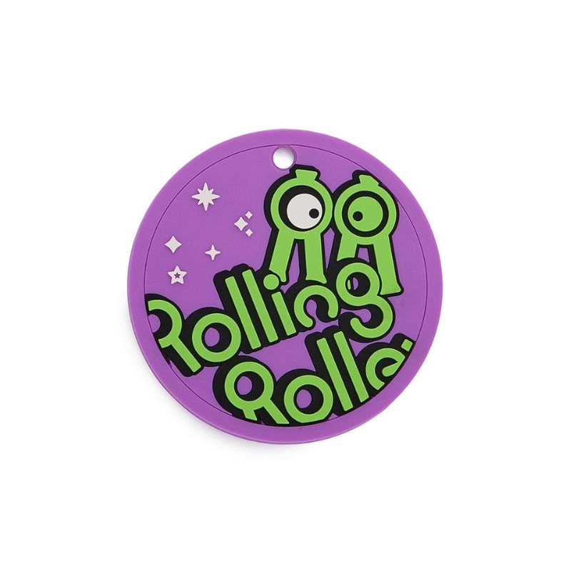 Rolling Rolleye ロールロール ネームタグ&パッティングディスク パープル /